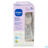 Mam Biberon Easy Start A/colique Matt Uni 160ml